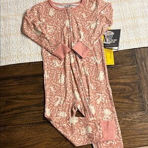 Girls Dusty Rose Pajama Set